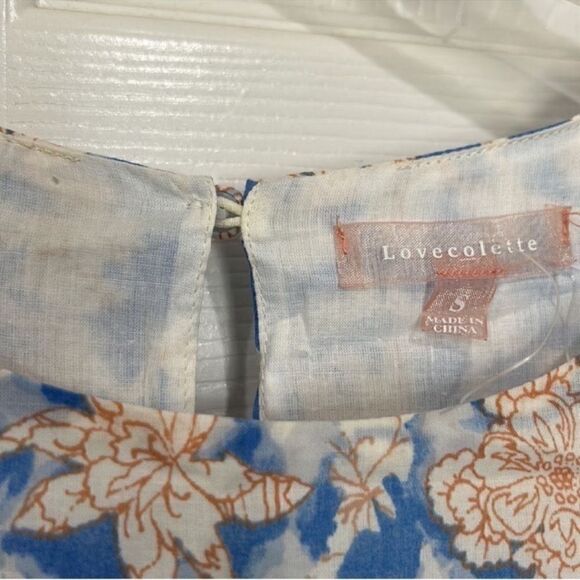 Love Colette Floral Print Cotton Mini Dress(Size Small) - Picture 8 of 8